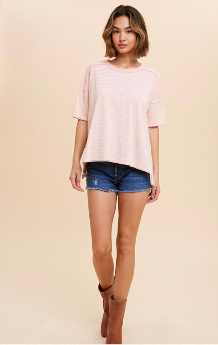 Poppy Basic Striped Tshirt