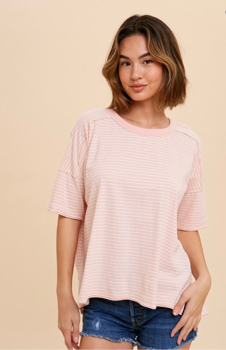 Poppy Basic Striped Tshirt