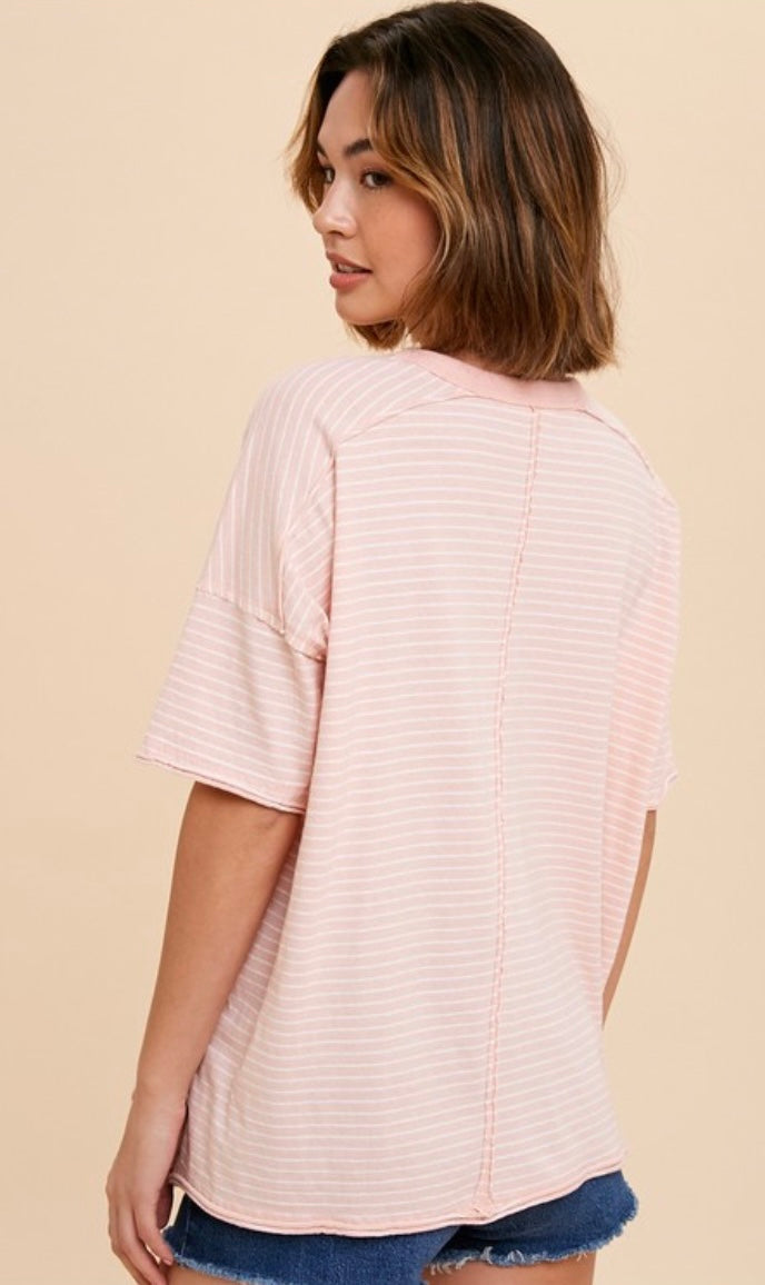 Poppy Basic Striped Tshirt