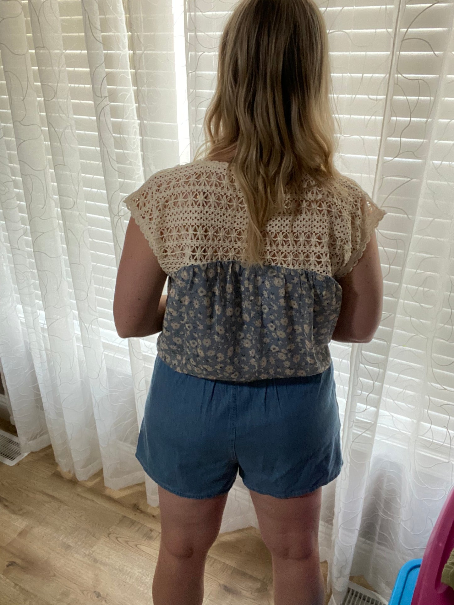 Chambray Easy Shorts