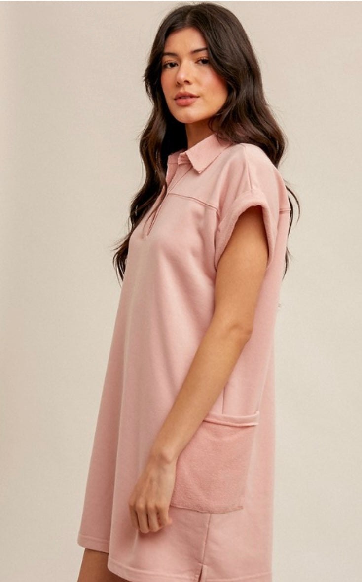 Tia Cargo Pocket Mini Dress