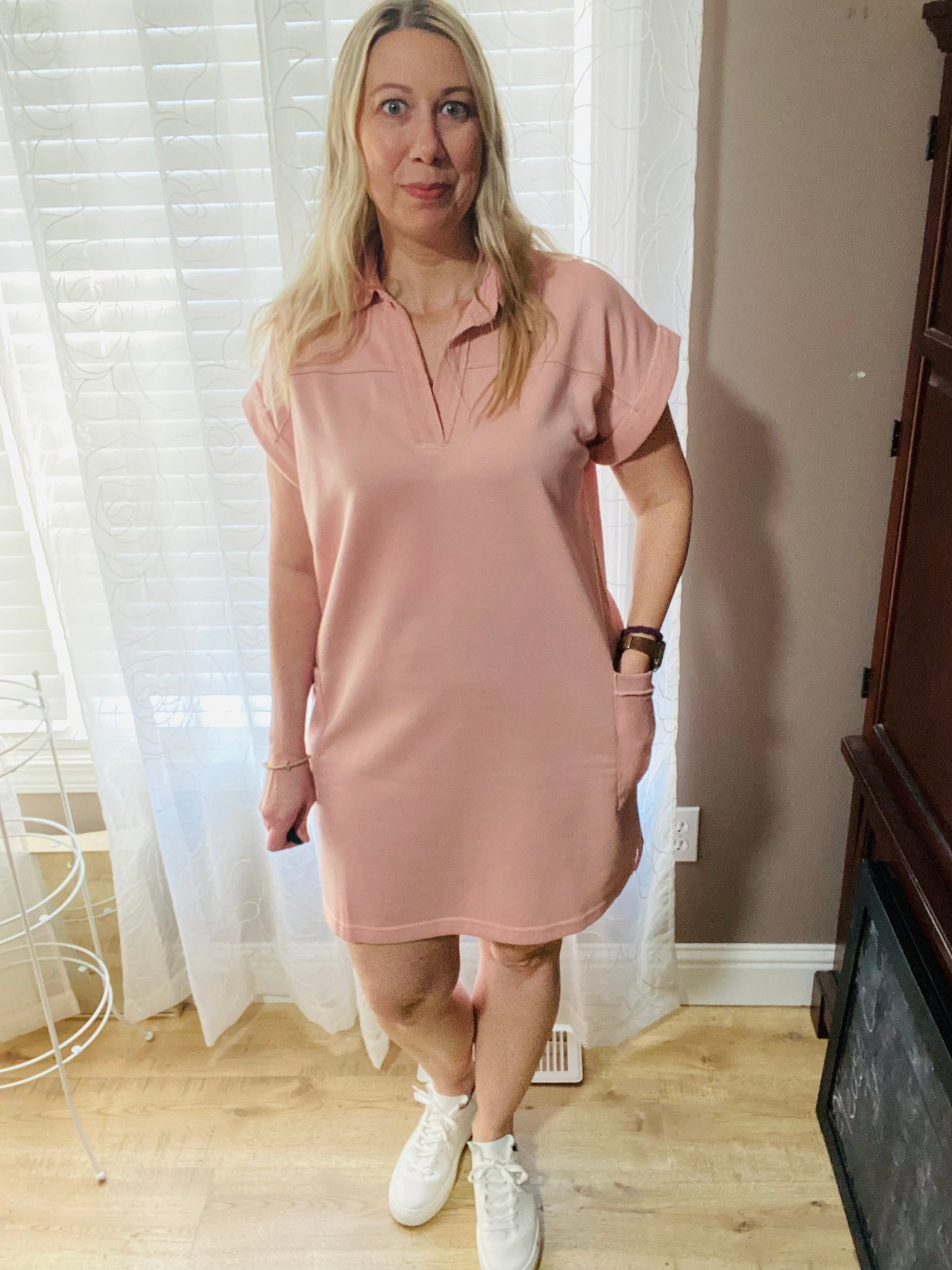 Tia Cargo Pocket Mini Dress