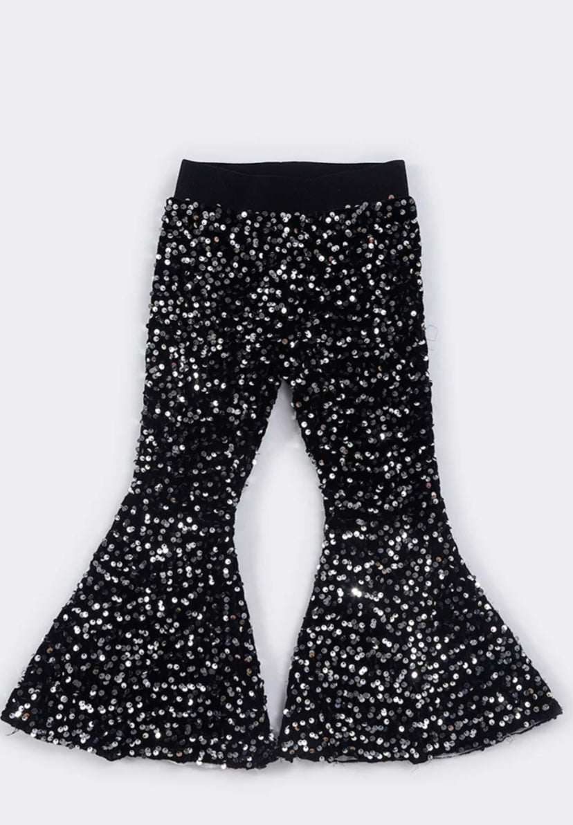 Girls Sequin Bell Pants